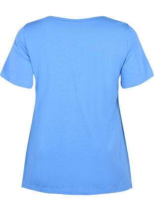 T-shirt i bomull med korta ärmar, Ultramarine HEAVENLY, Packshot image number 1