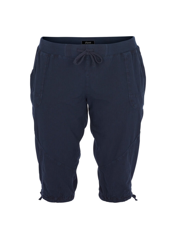 Knickers i bomull, Bl&aring;, Packshot image number 0