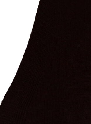 Lång stickad cardigan i viskosmix, Black, Packshot image number 2