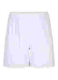 Shorts med struktur, Bright White