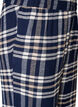 Rutiga pyjamasbyxor i bomull, Bl&aring;, Packshot image number 2