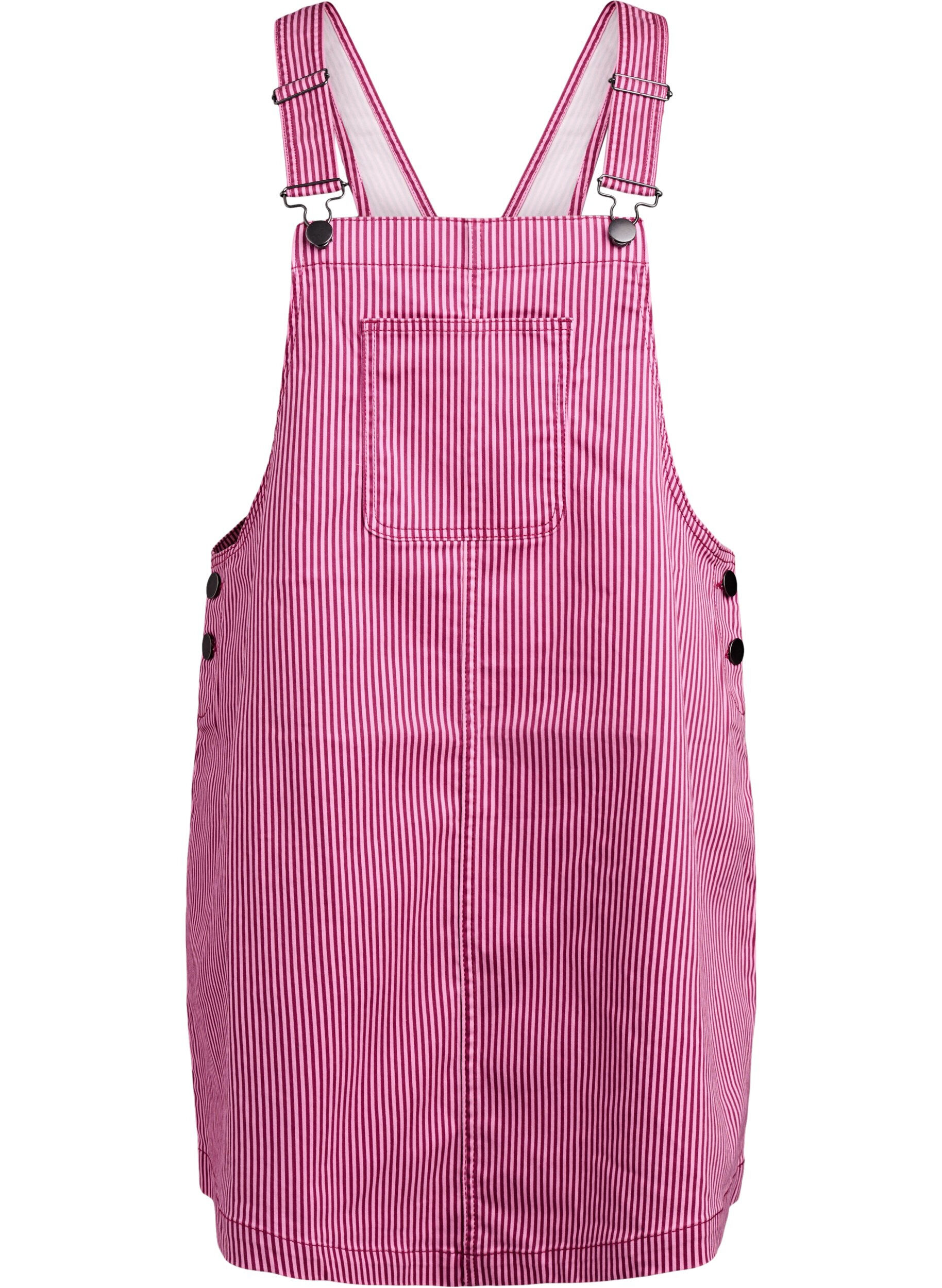 Zizzi Kort h&auml;ngselkl&auml;nning med r&auml;nder, Red Stripe, Packshot image number 0