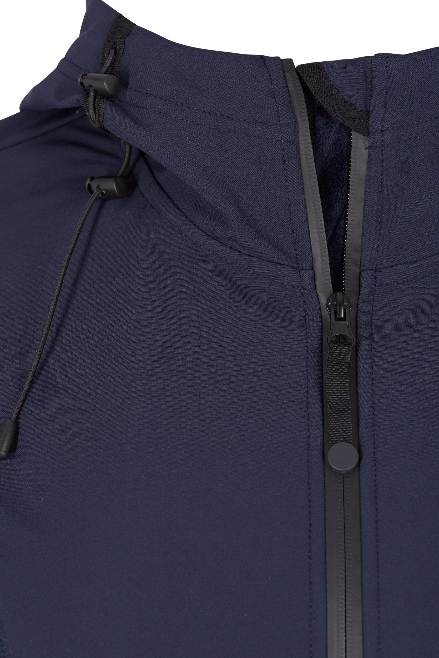 Zizzi Kort softshell jacka med luva, Night Sky, Packshot image number 2