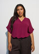 L&ouml;s blus med korta &auml;rmar, R&ouml;d, Model image number 3