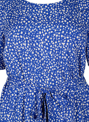 FLASH - Kortärmad klänning med skärp, Surf the web Dot, Packshot image number 2