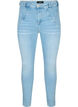 Högmidjade Amy jeans med super slim fit, Light blue, Packshot image number 0