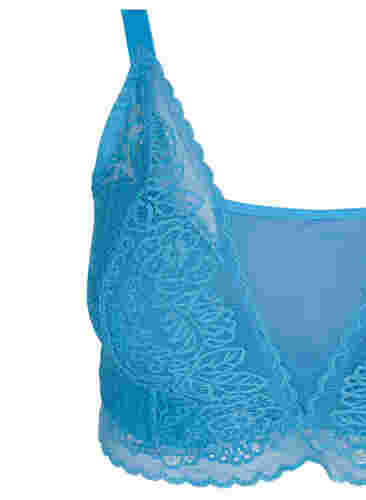 Bh med spets och mjuk vaddering, Cendre Blue, Packshot image number 2