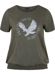 T-shirt i ekologisk bomull med smock, Ivy Acid Eagle AS S