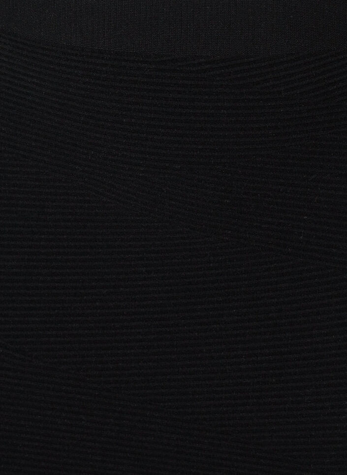 Kroppsnära kjol utan sömmar, Black, Packshot image number 2