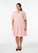 Kort a-linjeformad kl&auml;nning, Rosa, Model image number 1