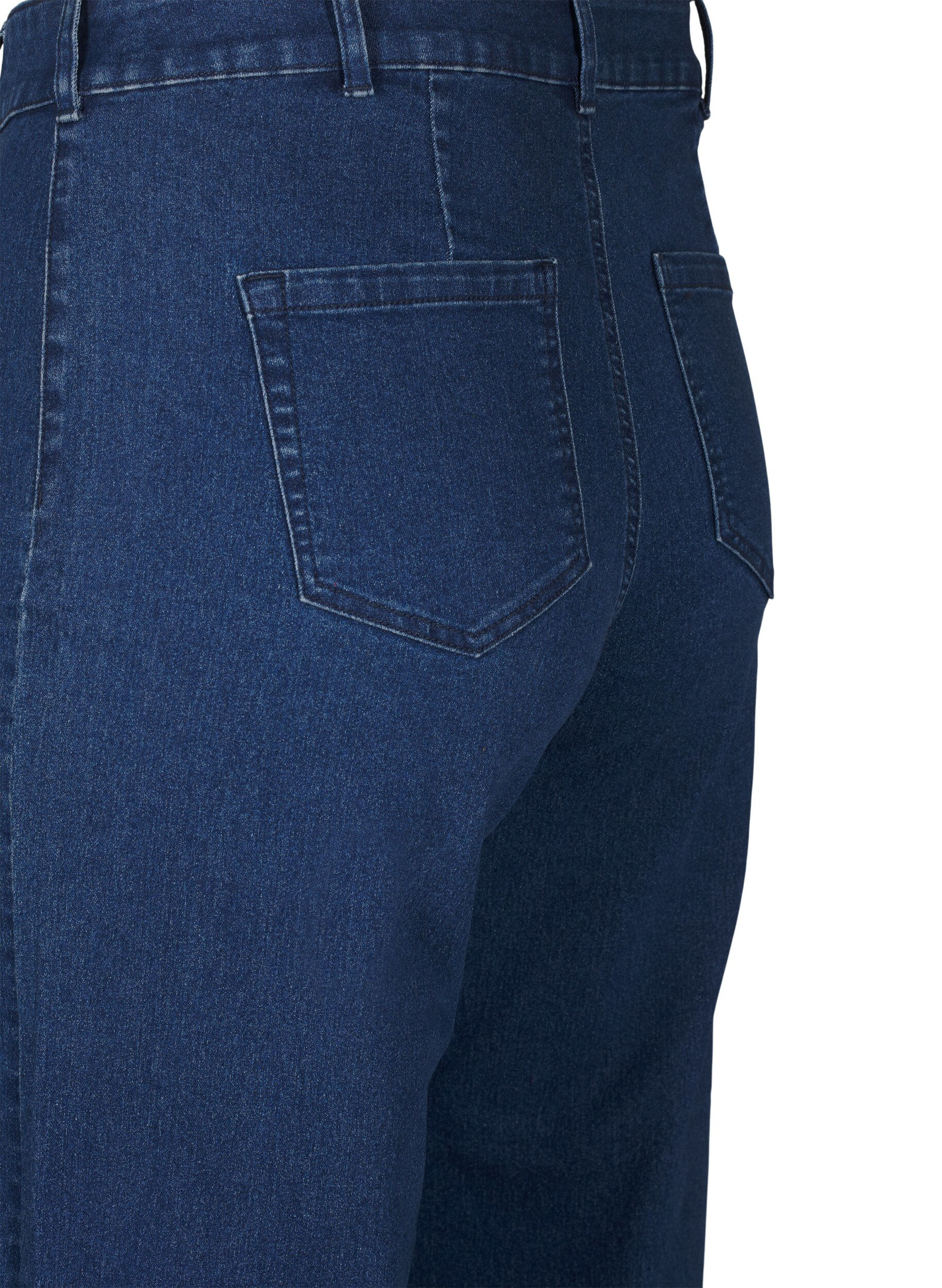 ZizziVida jeans, Bl&aring;, Packshot image number 3