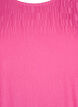 Blus med struktur och 3/4-&auml;rmar, Rosa, Packshot image number 2