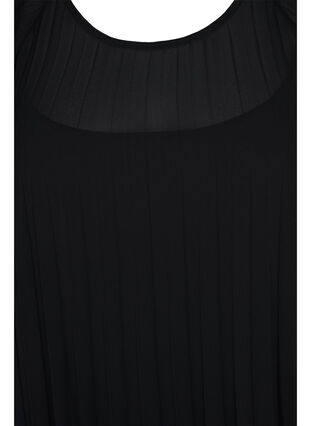 Klänning med 2/4-ärmar och a-linjeform, Black, Packshot image number 2