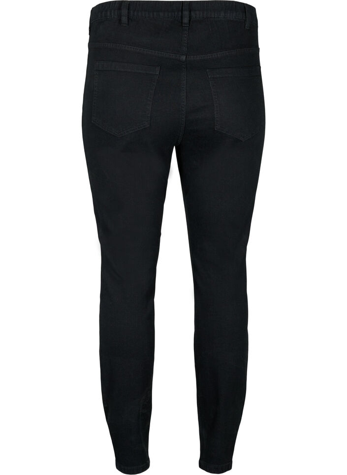 Jeggings med bakfickor, Black, Packshot image number 1