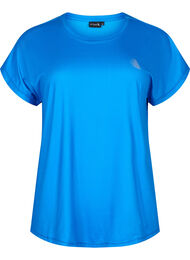 Kortärmad t-shirt för träning, Brilliant Blue