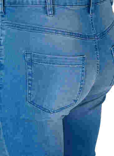 Slim fit Emily jeans med normalhög midja, Light blue, Packshot image number 3