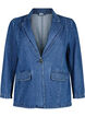 Denimblazer med fickor, Blue Denim, Packshot image number 0