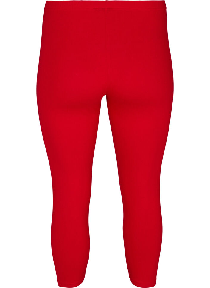 Basleggings 3/4 längd, Tango Red, Packshot image number 1