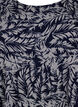 FLASH - blus med kort ärm och tryck, Off White Blue Leaf, Packshot image number 2