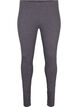 Grå melerade leggings, Dark Grey Melange, Packshot image number 0
