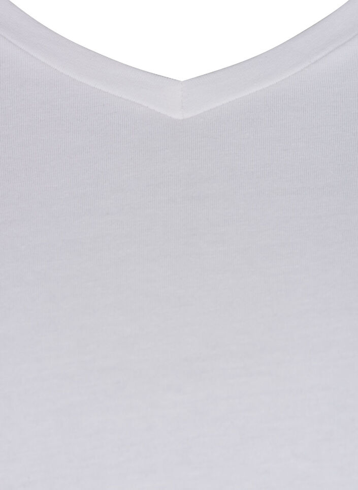 Basics T-shirt , Bright White, Packshot image number 2