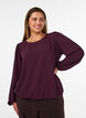 Blus med glitter, R&ouml;d, Model image number 0