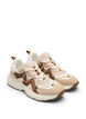 Wide fit - Sneakers med kontrasterande snördetaljer, Beige, Packshot image number 1