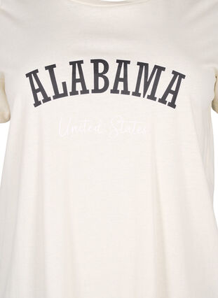 T-shirt i bomull med text, Antique W. Alabama, Packshot image number 2
