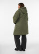 Vattenavvisande parkas med huva och funktionella detaljer, Gr&ouml;n, Model image number 2