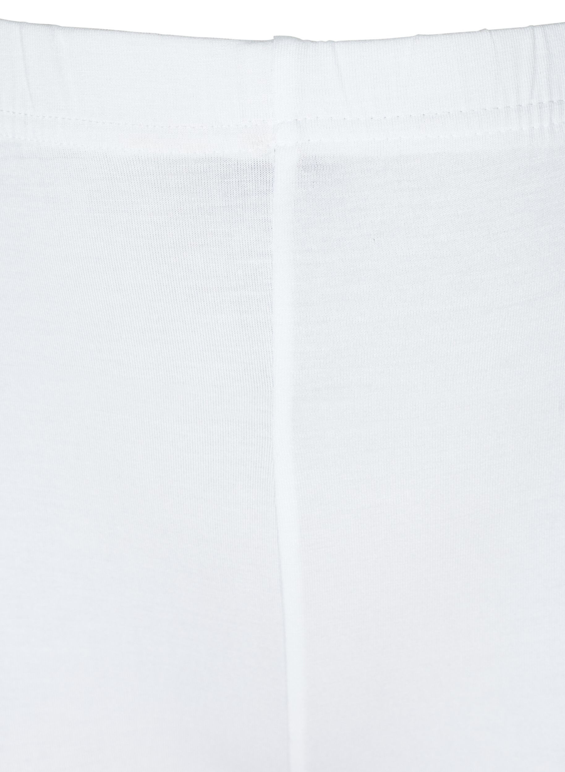 ZizziCykelbyxor med spetskant, Vit, Packshot image number 2