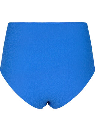 Bikinitrosor med hög midja och leo-struktur, Palace Blue, Packshot image number 1