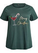Jul-t-shirt i ekologisk bomull, Gr&ouml;n, Packshot image number 0