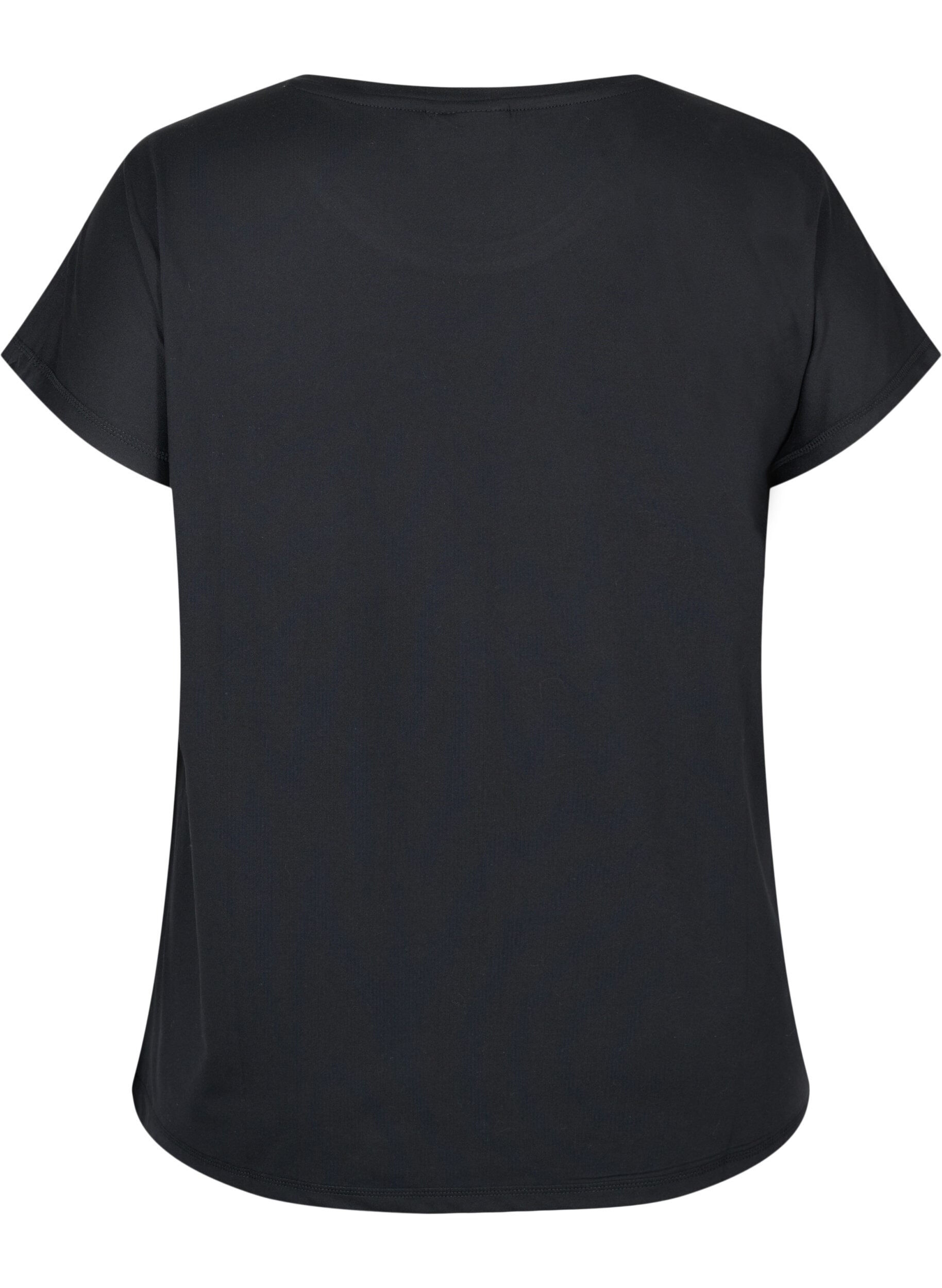 Zizzi T-shirt, Svart, Packshot image number 1