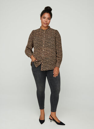 Skjorta med leopardmönster, Leo, Model image number 2