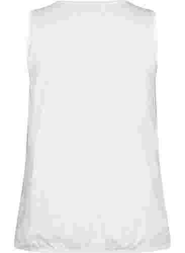 Bomullstopp med spetskant, Bright White, Packshot image number 1