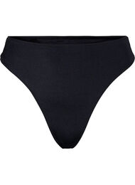 Bikinitrosa med string och normal midjehöjd, Black, Packshot
