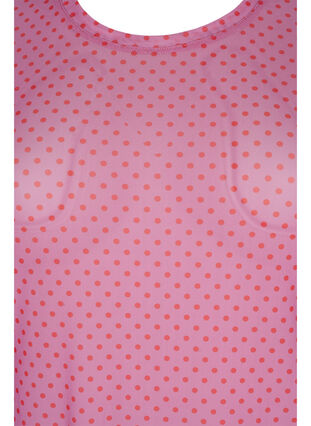 Mesh-tröja med tryck, Cashmere Rose Dot, Packshot image number 2