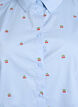 Skjorta med broderade k&ouml;rsb&auml;r, Bl&aring;, Packshot image number 2