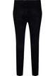 Super slim Amy jeans med sn&ouml;rning fram, Black, Packshot image number 1