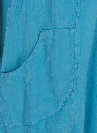 Klänning med fickor , Storm Blue, Packshot image number 2