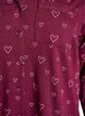 Pyjamasskjorta i bomull med br&ouml;stficka, R&ouml;d, Packshot image number 2