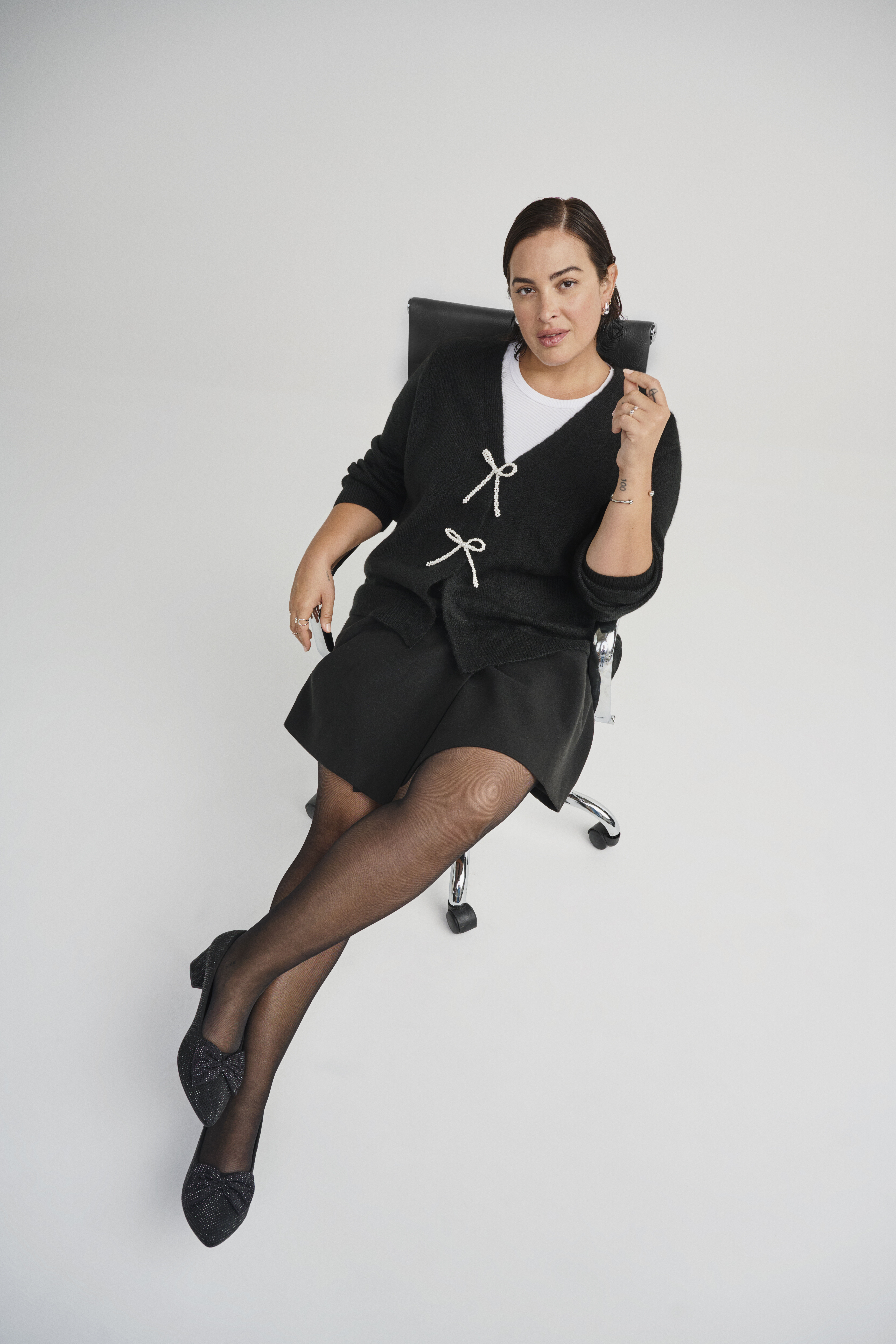 Zizzi Pumps med strasstenar, , Model