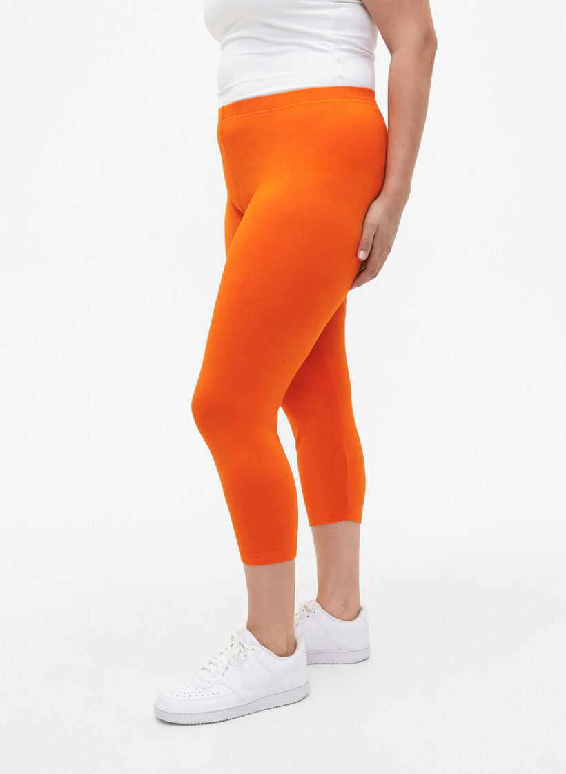 3/4 bas-leggings, Orange, Model image number 0