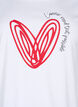 T-shirt i bomull med motiv, Bright W. w. Heart, Packshot image number 2