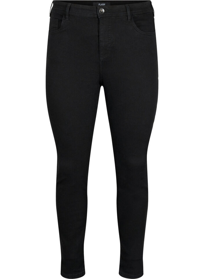 Jeans med super slim passform, Svart, Packshot image number 0