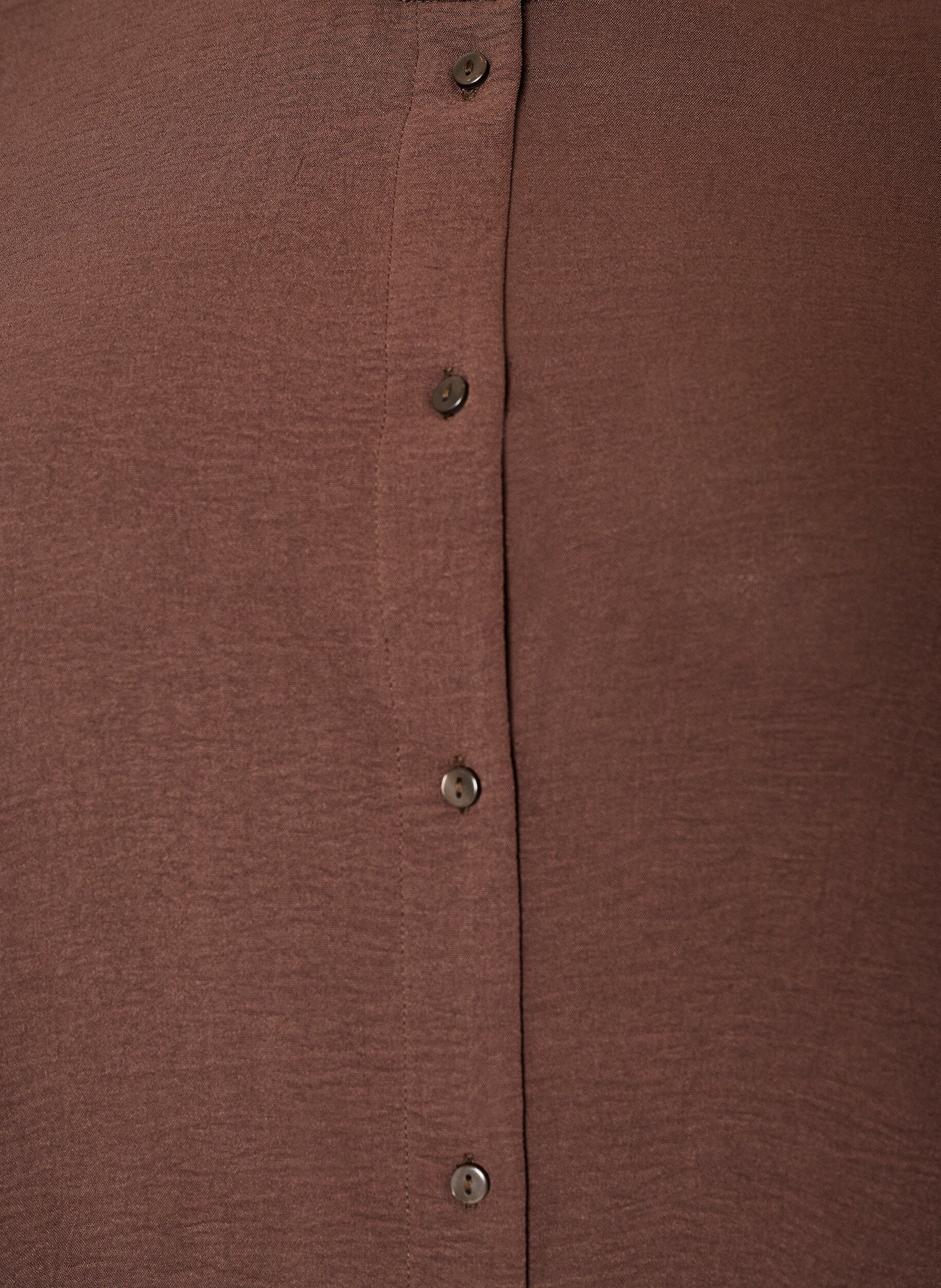 ZizziTunika med 3/4-&auml;rmar, Brun, Packshot image number 2