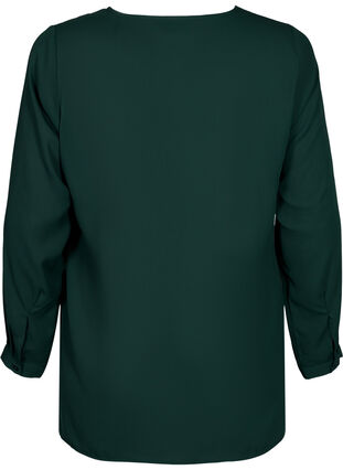 V-ringad skjorta med långa ärmar, Scarab, Packshot image number 1