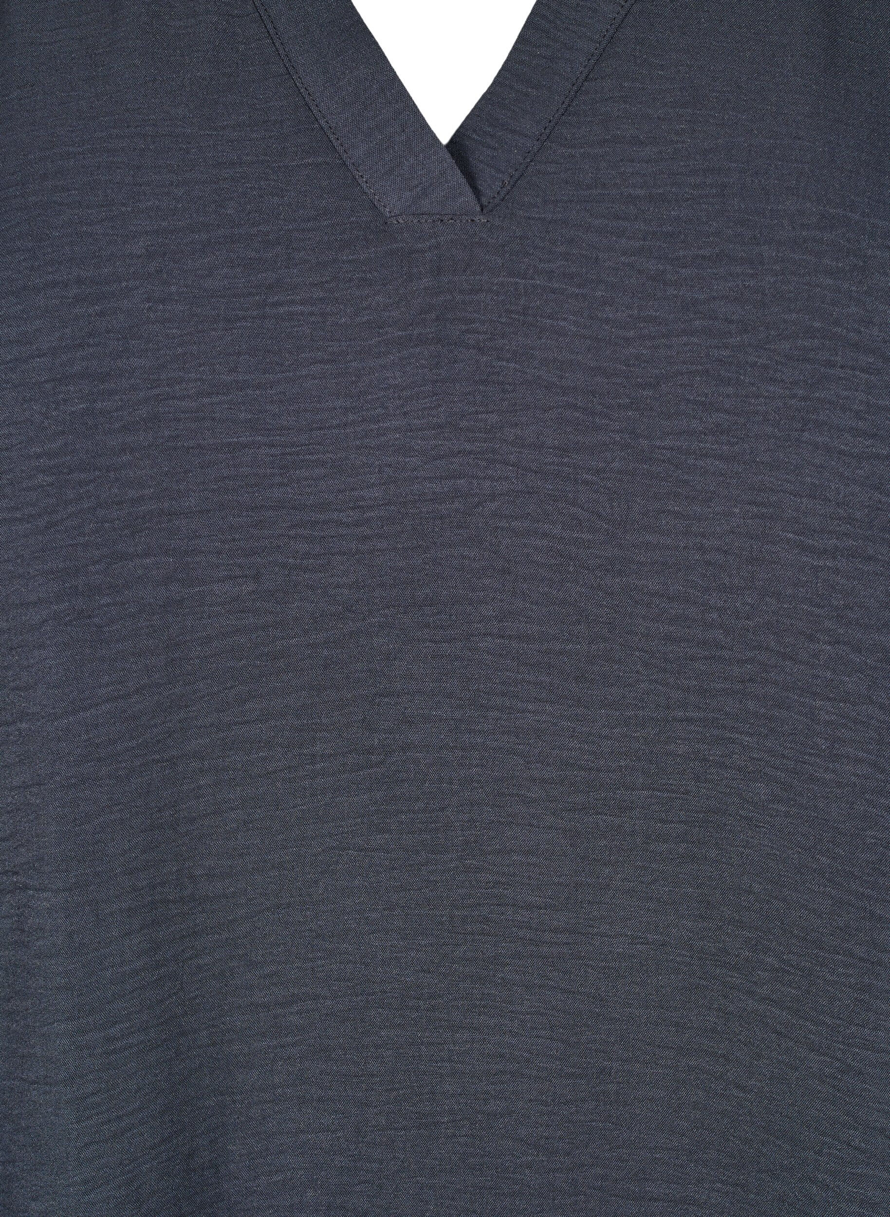 Zizzi FLASH - Blus med 3/4-&auml;rm, Gr&aring;, Packshot image number 2