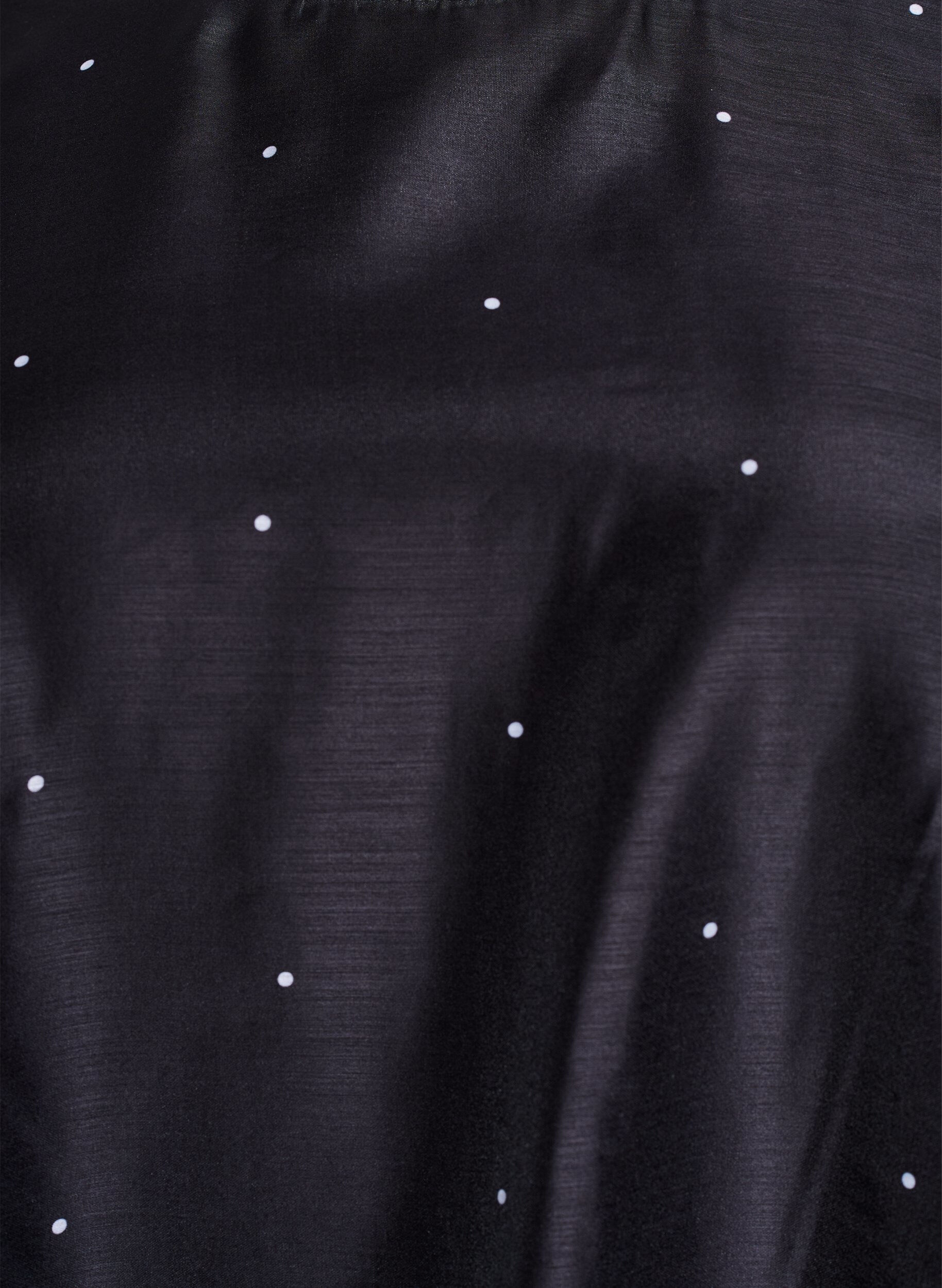 Zizzi Kn&auml;l&aring;ng festkl&auml;nning med skira &auml;rmar, Svart, Packshot image number 2