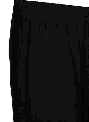 Löst sittande shorts i viskos, Black, Packshot image number 2